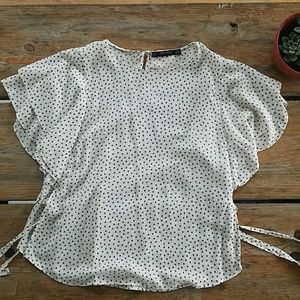Zara smock shirt